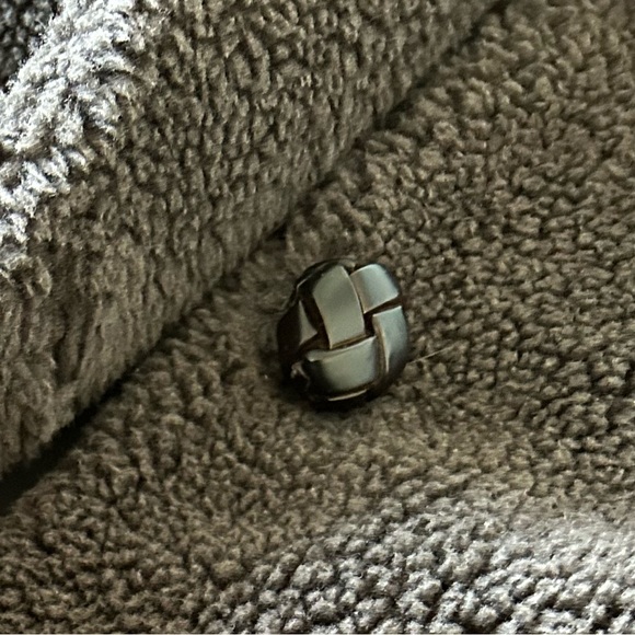 ZARA Faux Fur - Dark Brown - Button Front Jacket w/Collar & Pockets M - Picture 8 of 11